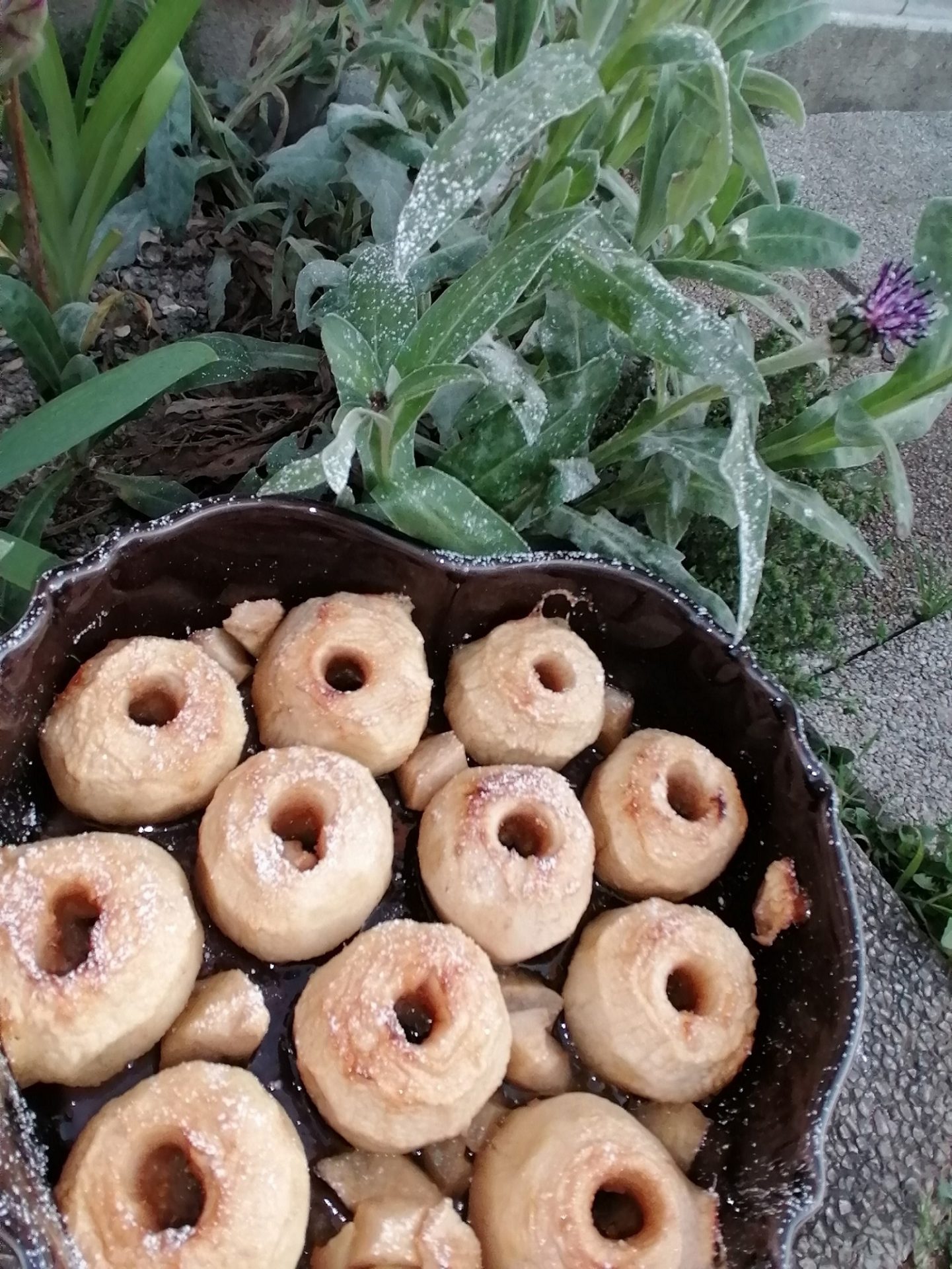 Bernard von Clairvaux-Äpfeln in Apfelsauce