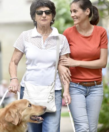 Aufnahme für behinderten Menschen