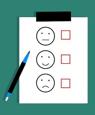 Umfrage zur Zufriedenheit von Gruppen