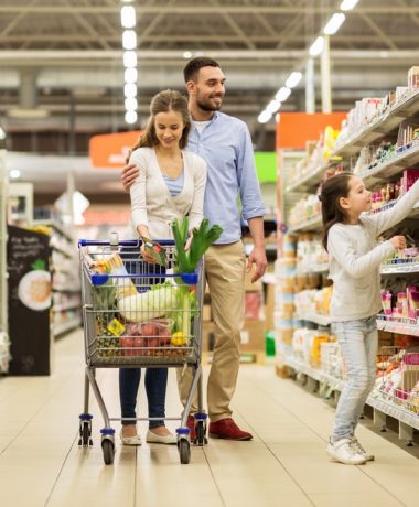 Einkaufszentren und Supermärkte