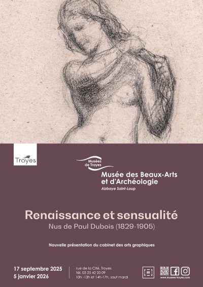Accrochage temporaire – Renaissance et sensualité, nus de Paul Dubois (1829-1905)