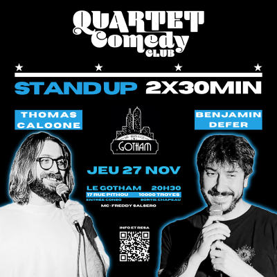 Soirée Humour/stand-up – Quartet Comedy Club