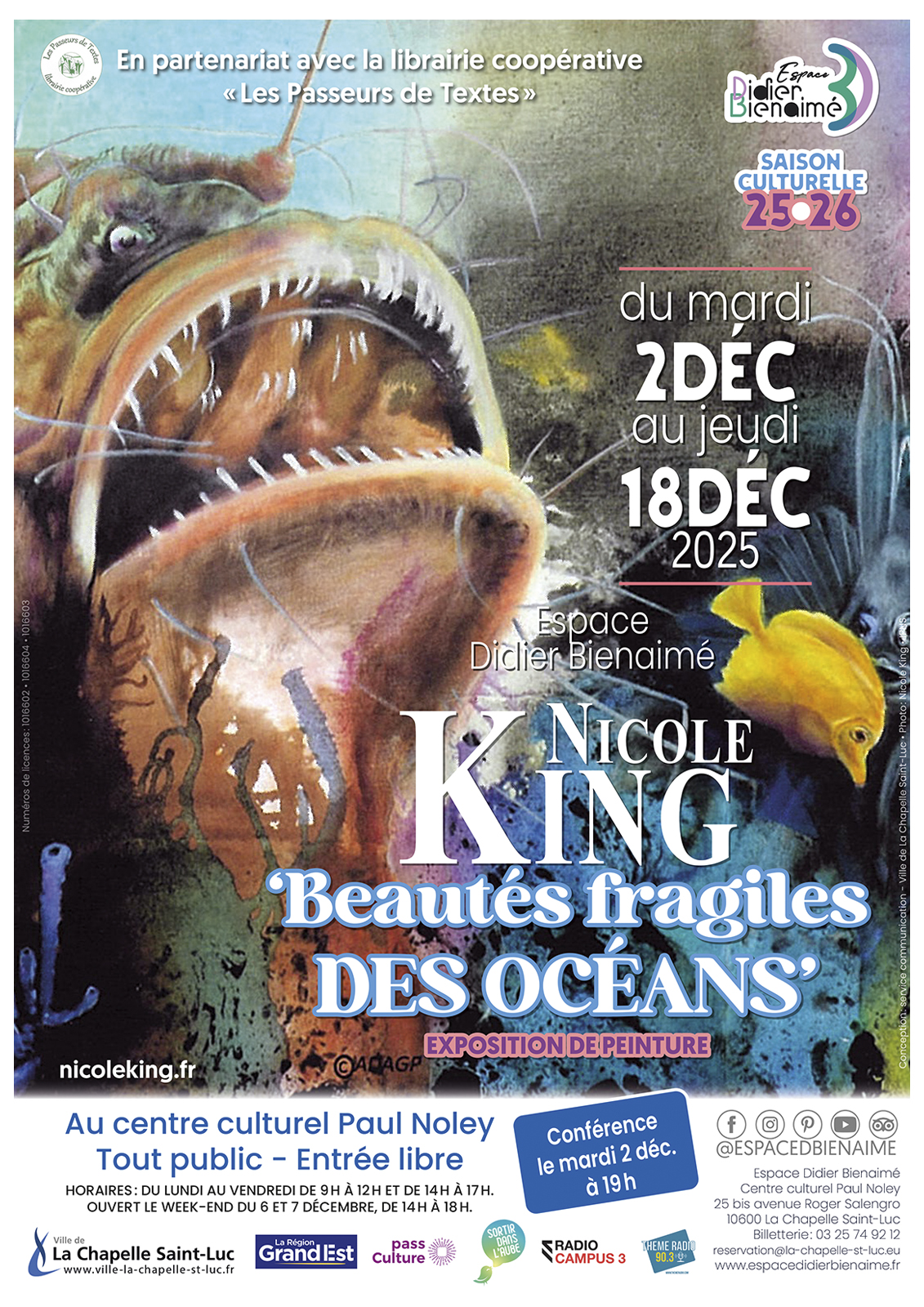 Exposition « Beautés fragiles des océans »