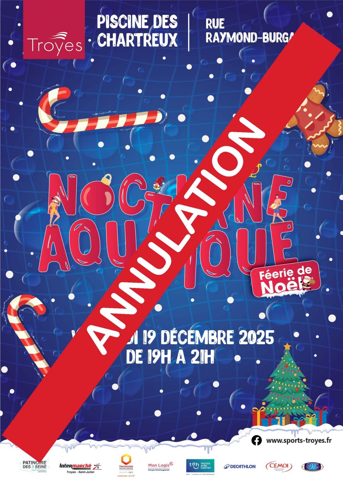 Annulation : Nocturne aquatique „Féérie de Noël“