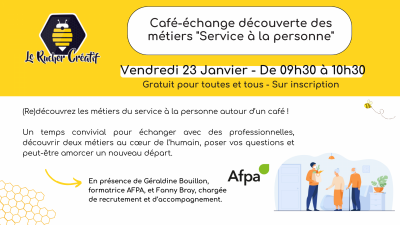 Café-échange découverte des métiers „Service à la personne“