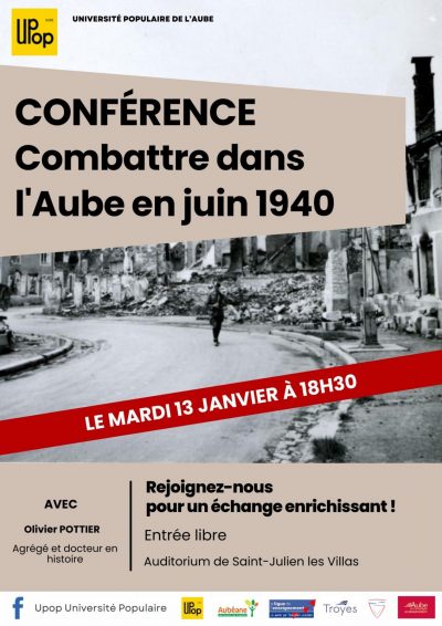 Conférence „Combattre dans l’Aube en juin 1940“