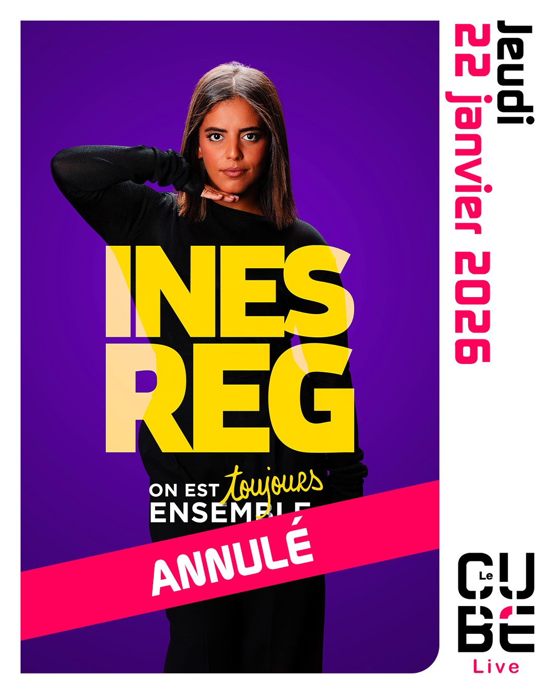 Inès Reg – Spectacle annulé