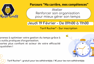 Atelier „Renforcer son organisation pour mieux gérer son temps“