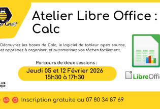 Atelier Logiciel libre : Calc