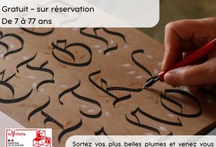Après-midi calligraphie médiévale