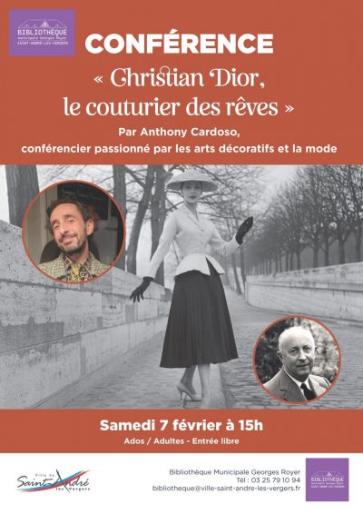 Conférence „Christian Dior, le couturier des rêves“