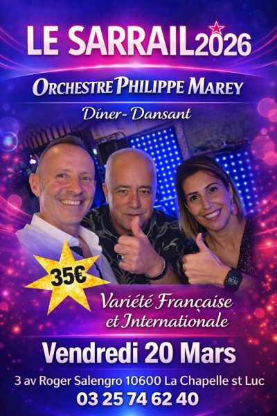 Soirée avec l’orchestre Philippe Marey