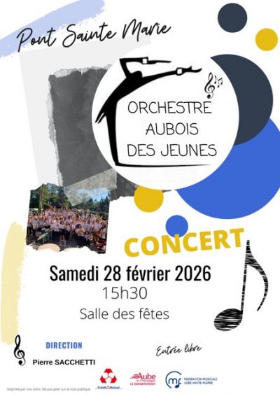 Concert de l’Orchestre Aubois des Jeunes