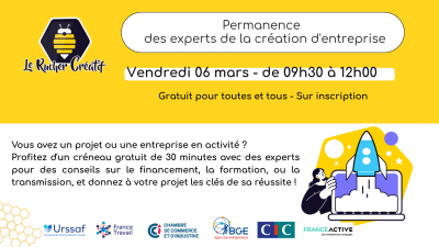 Permanence des expert(e)s de la création d’entreprise