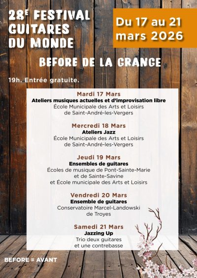 Festival Guitares du Monde – Les „Before“ de la Grange