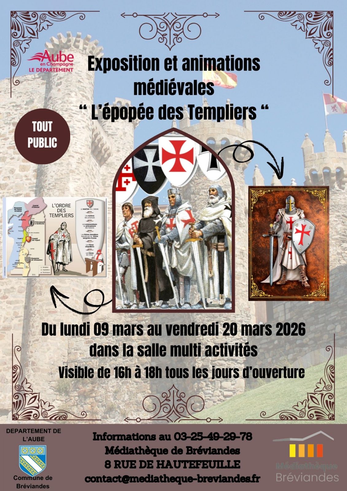 Exposition „L’épopée des Templiers“