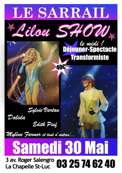 Déjeuner-Spectacle „Lilou Show Transformiste“
