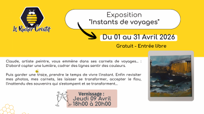 Vernissage exposition „Instants de voyages“