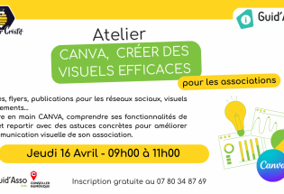 Guid’Asso : Atelier CANVA pour les associations