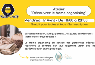 Atelier „Découvrez le home organising“ 