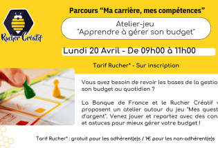 Atelier-jeu „Apprendre à gérer son budget“