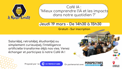 Café IA : „mieux comprendre l’IA et les impacts dans notre quotidien ?“