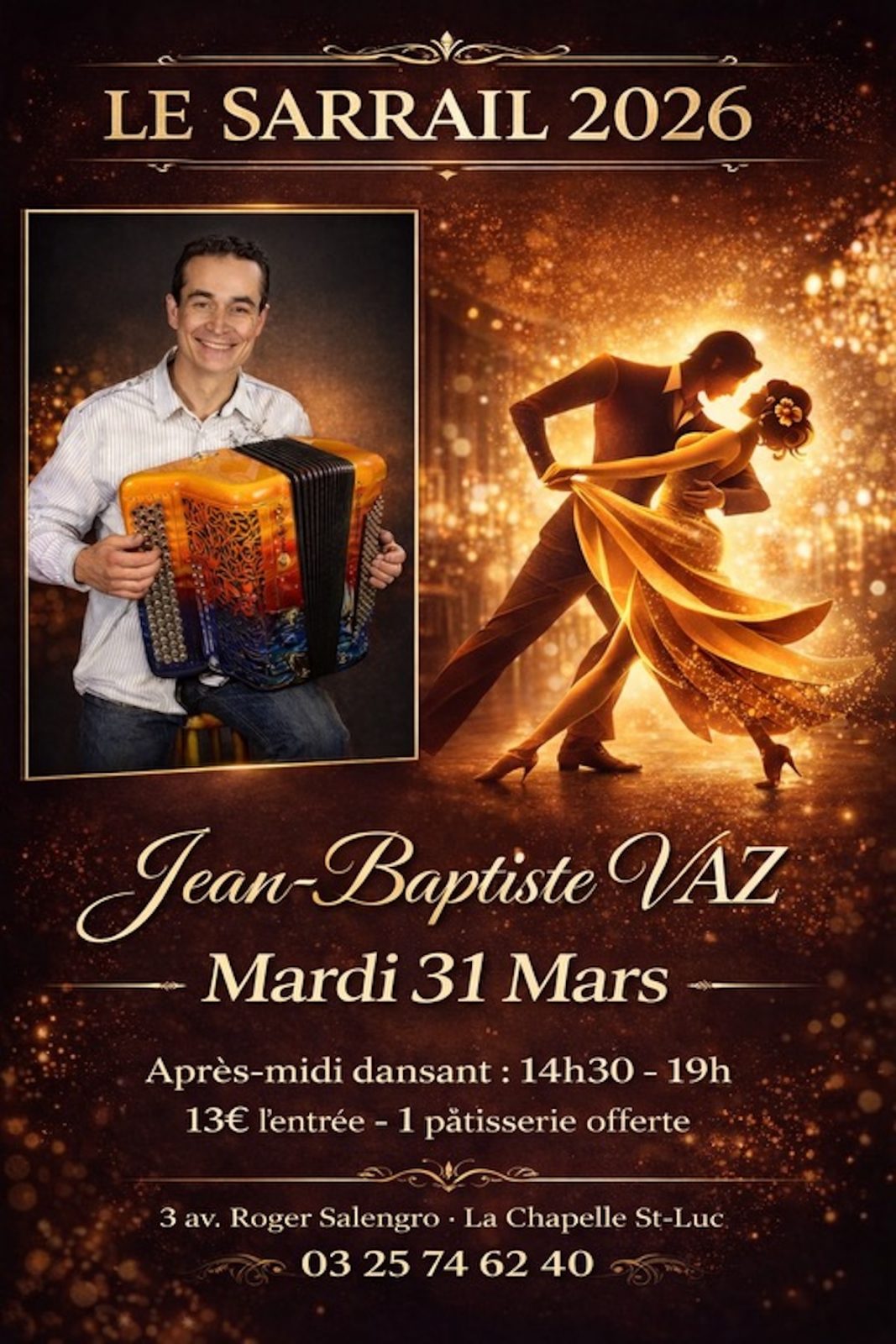 Après-midi dansant avec Jean-Baptiste VAZ