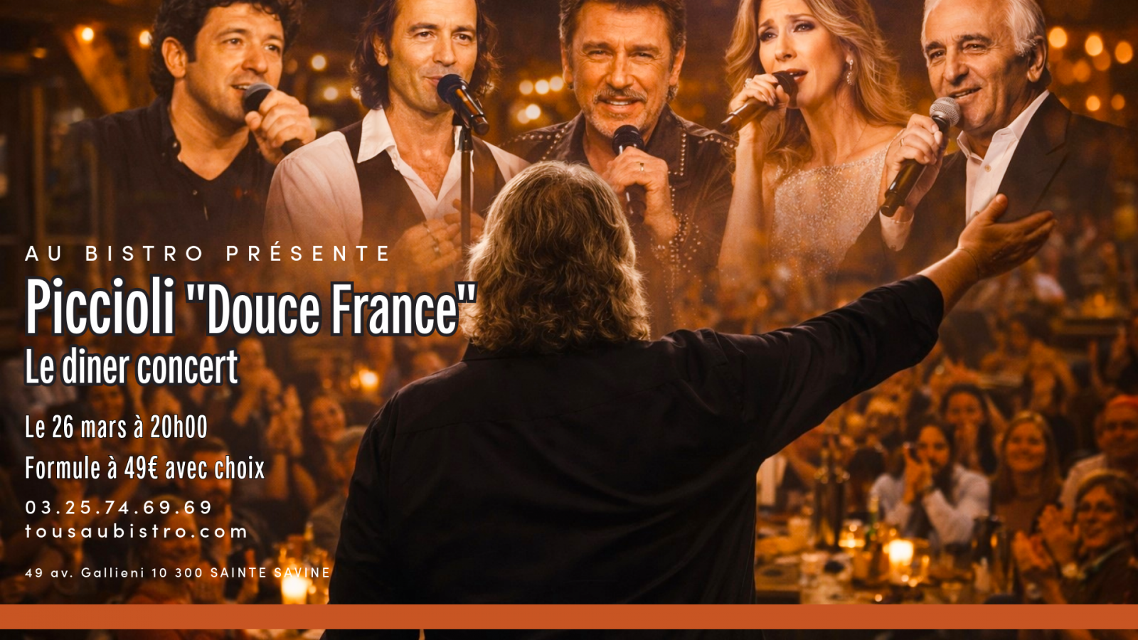 Dîner Concert au Bistro – Piccioli „Douce France“