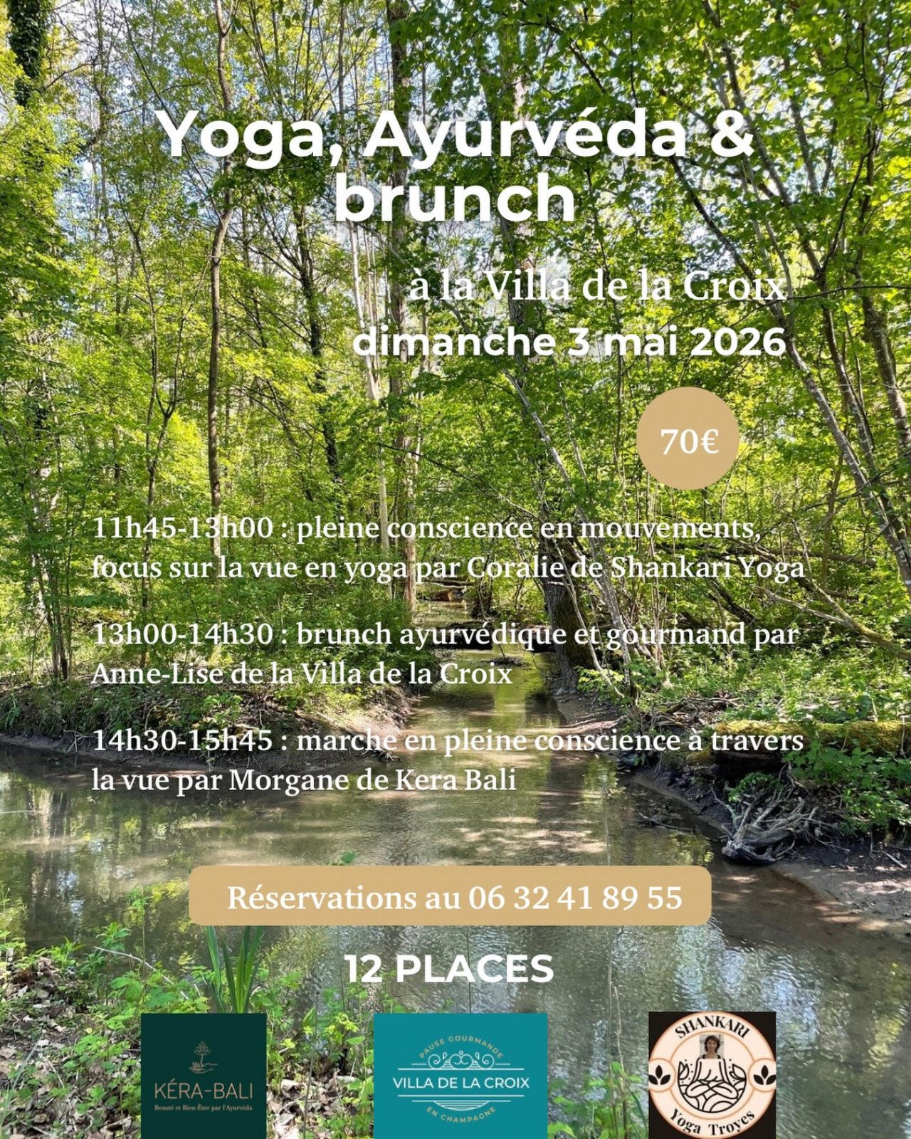 Yoga, Ayurvéda & Brunch à La Villa de la Croix