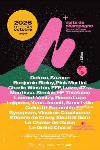 Nuits de Champagne – Festival de Troyes Champagne Métropole