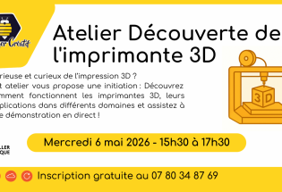 Atelier „Découverte d’imprimante 3D“