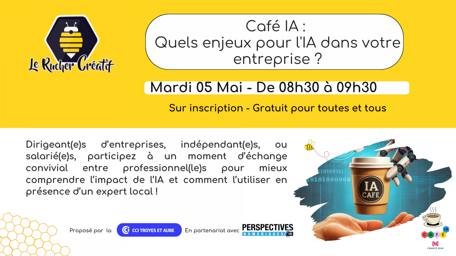 Café IA : Quels enjeux pour l’IA dans votre entreprise ?