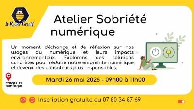 Atelier „Sobriété numérique“