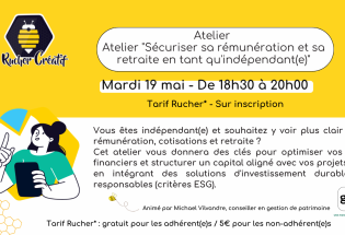 Atelier „Sécuriser sa rémunération et sa retraite en tant qu’indépendant(e)“