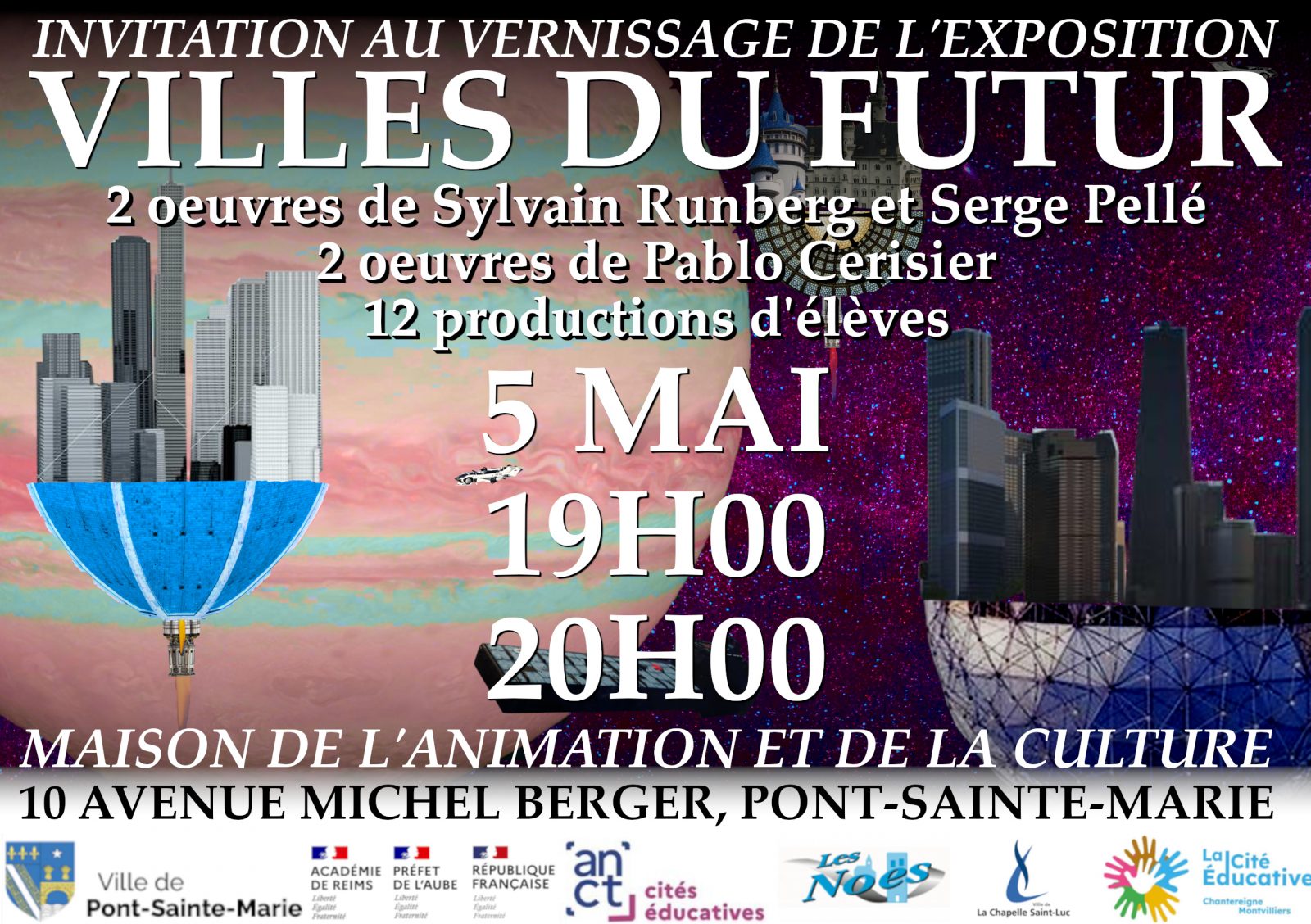 Vernissage exposition « Villes du futur »