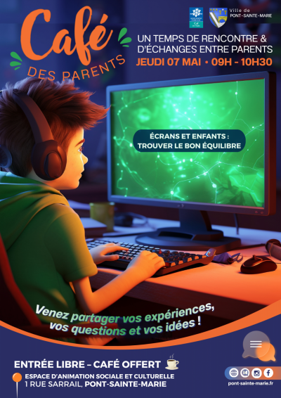 Café des parents : enfants et écrans, trouver le bon équilibre