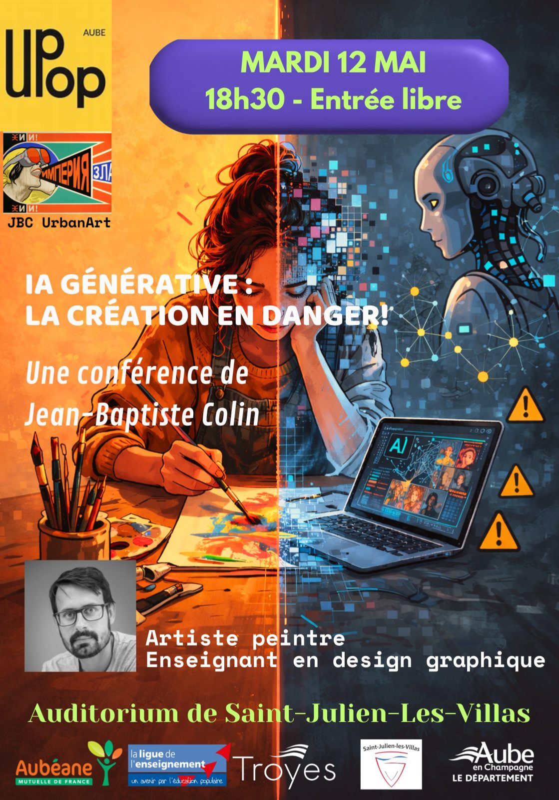 Conférence „IA générative : La création en danger !“