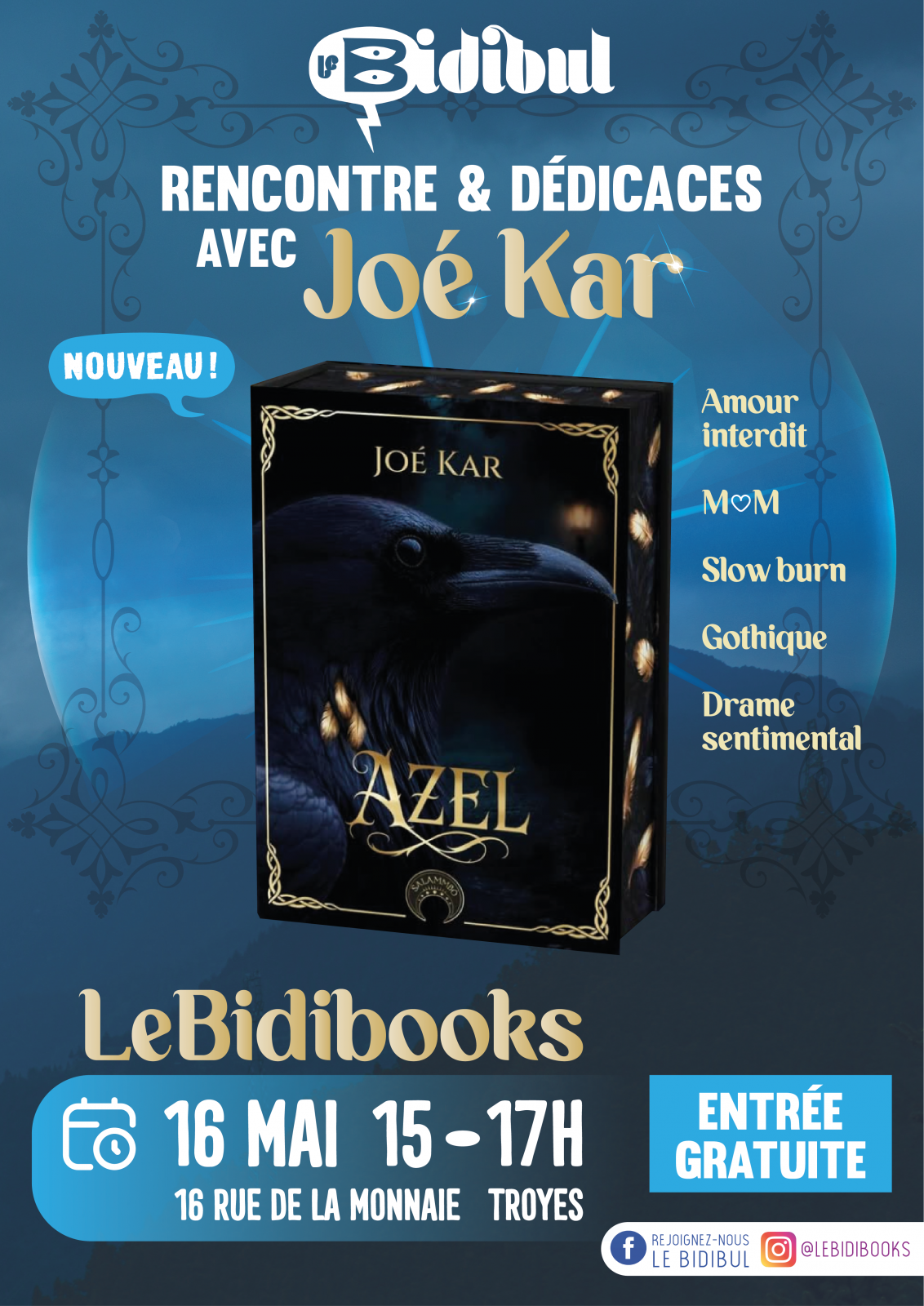 Rencontre et dédicaces avec Joé Kar pour Azel