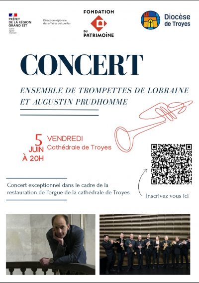Concert de l’Ensemble des Trompettes de Lorraine et Augustin Prudhomme