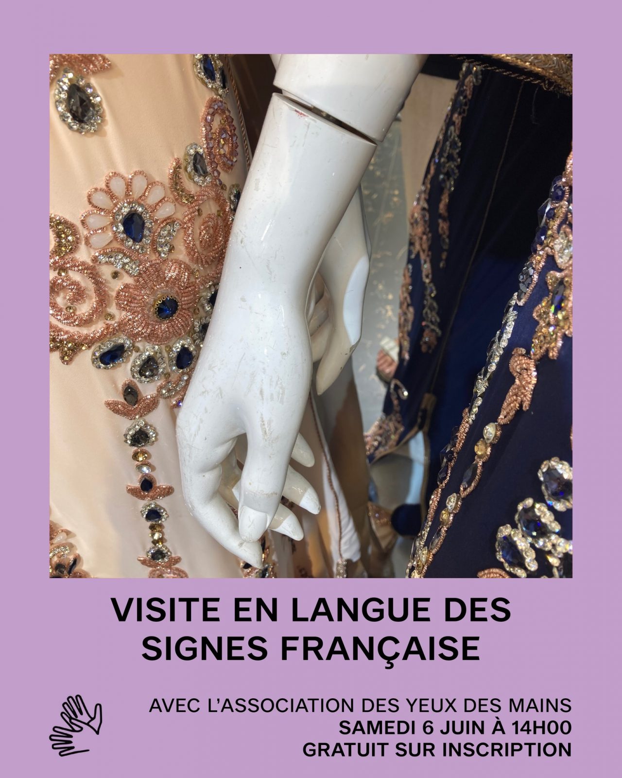 Visite de l’exposition „BBR“ en LSF