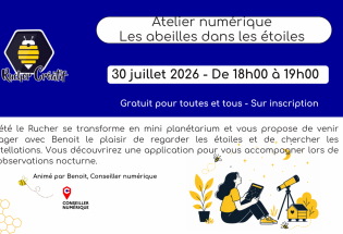 Atelier numérique „les abeilles dans les étoiles“