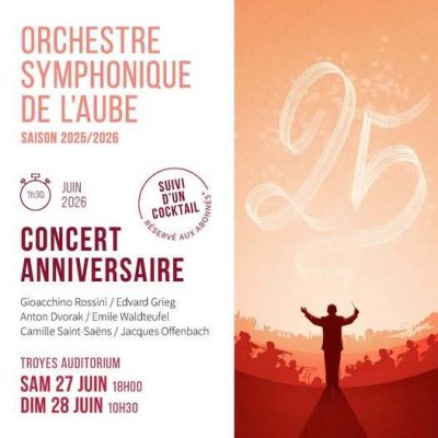 Orchestre Symphonique de l’Aube – Concert anniversaire