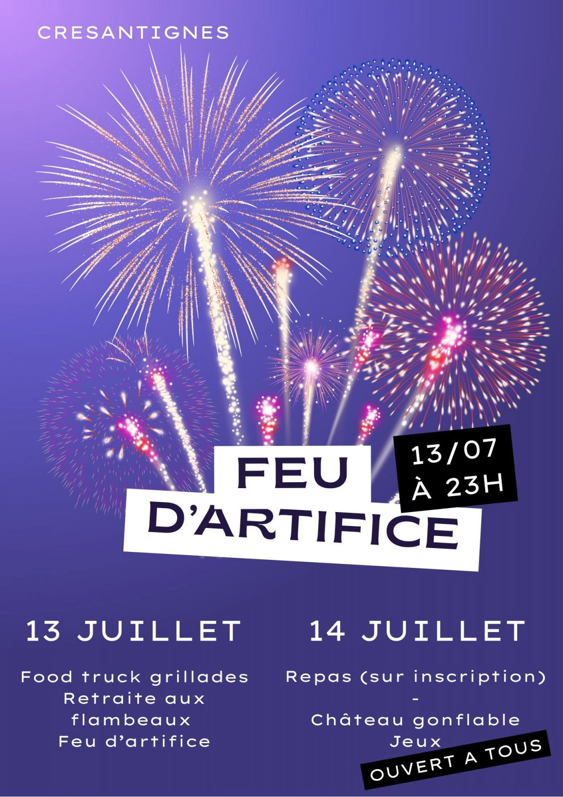 Fête Nationale de Crésantignes