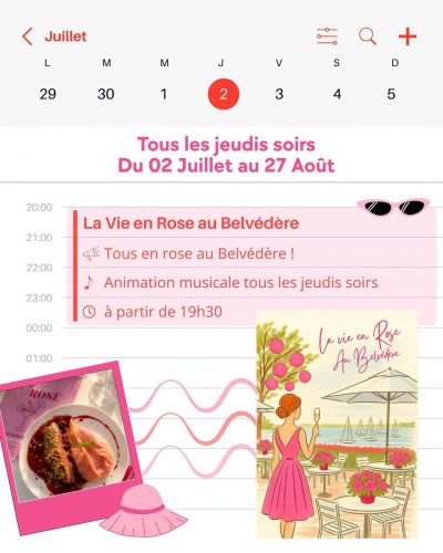 La Vie en Rose au Belvédère