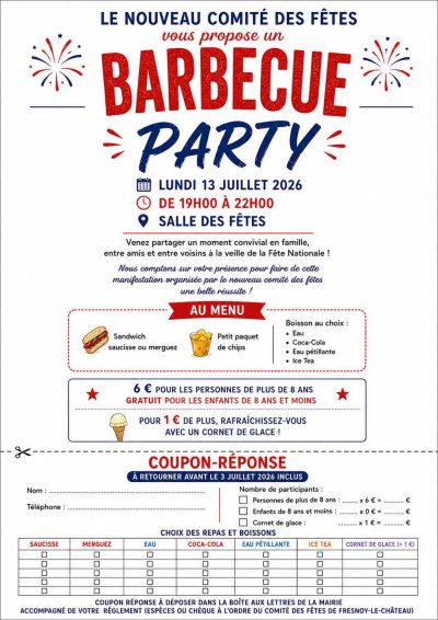 Barbecue Party à Fresnoy-le-Château
