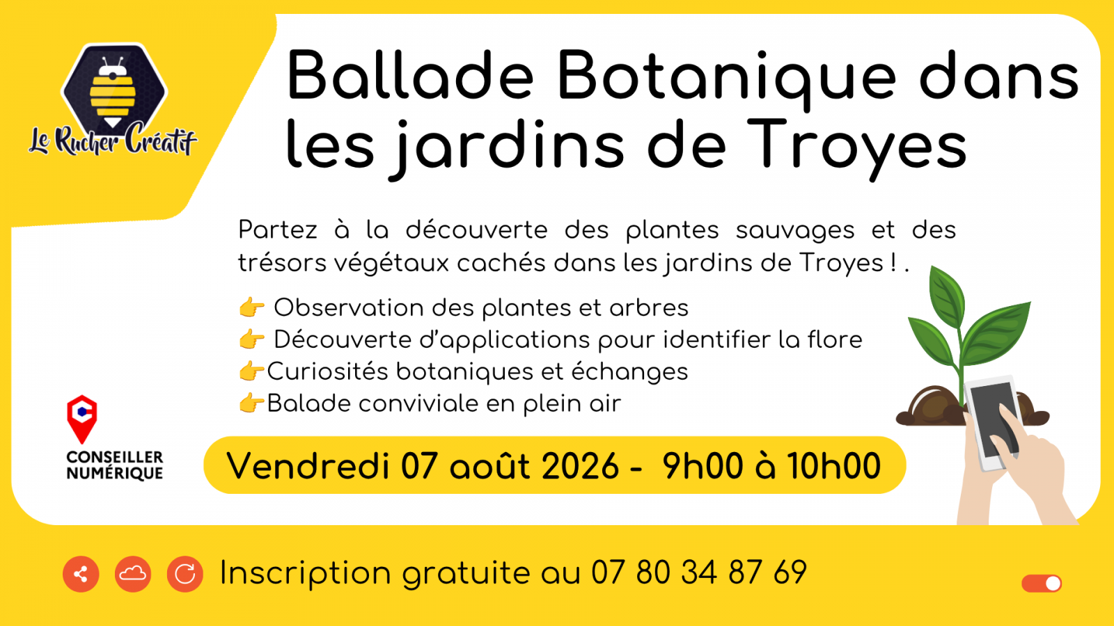 Balade Botanique dans les jardins de Troyes