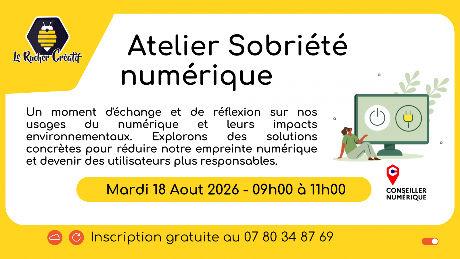 Atelier Sobriété numérique