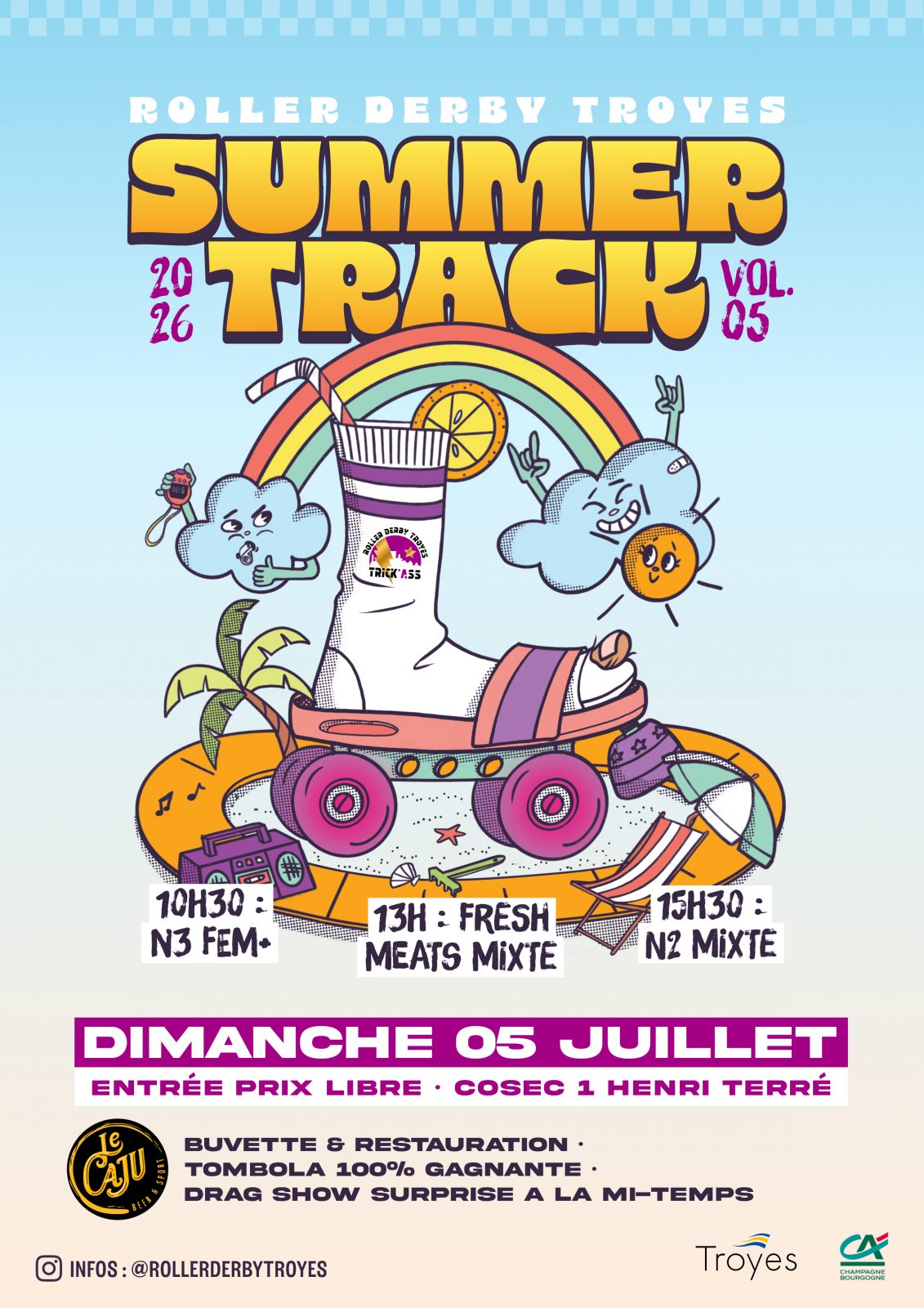 Summer Track vol.05 : match de Roller Derby