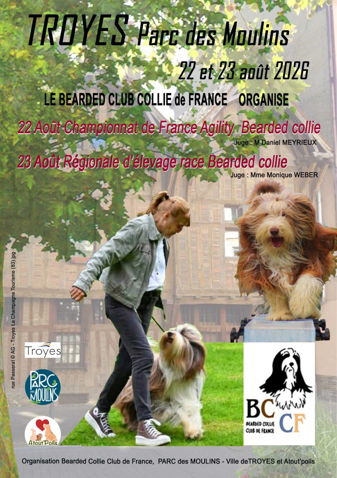 Championnat de France agility Bearded Collie et exposition Régionale d’élevage
