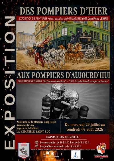 Exposition « Des pompiers d’hier aux pompiers d’aujourd’hui »